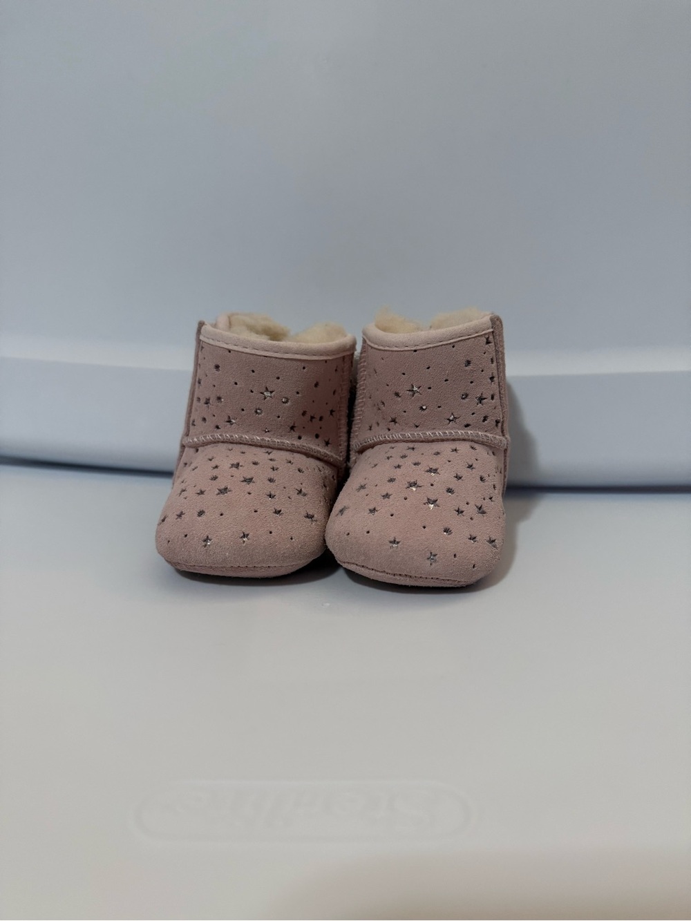 UGG Pink Star Suede Kids Boots